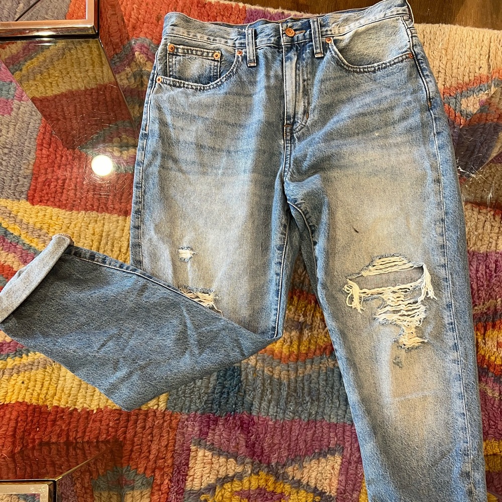 J. CREW Cropped “Slouchy Boyfriend Jeans” Size 28